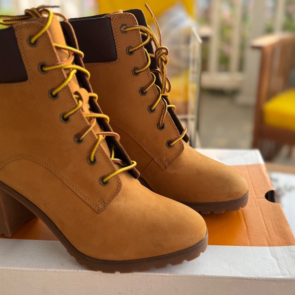 🆕 Timberland Allington Heel 6" wheat boot Sz 7.5 - Picture 10 of 16